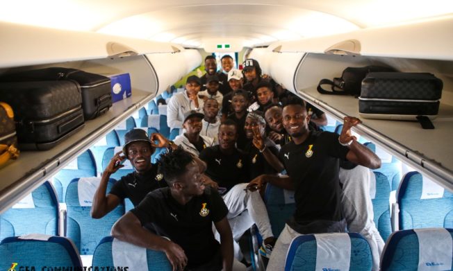 Ghana touches down in Johannesburg ahead of South Africa duel