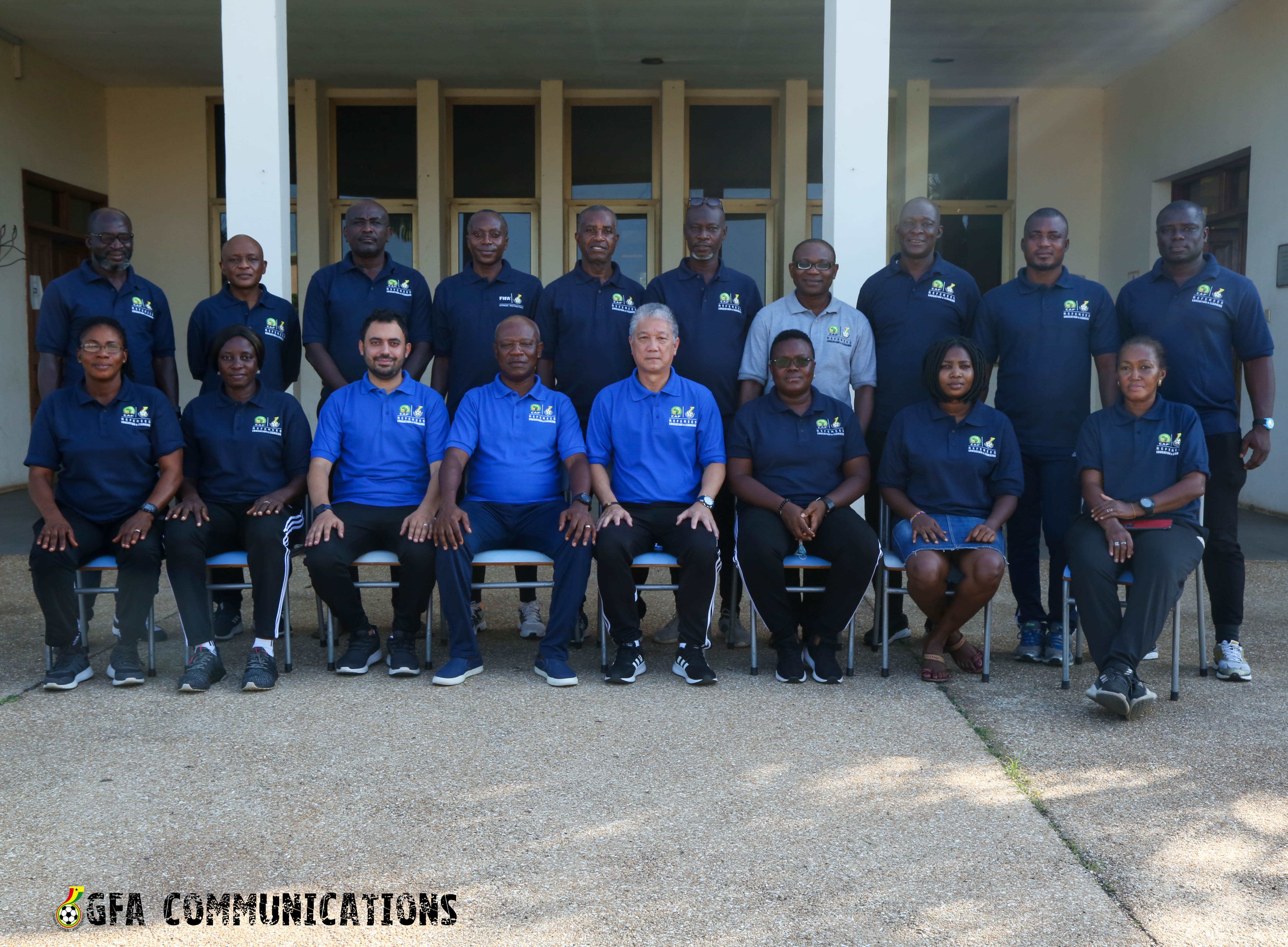 Eighteen Referee Instructors end REL training at Prampram