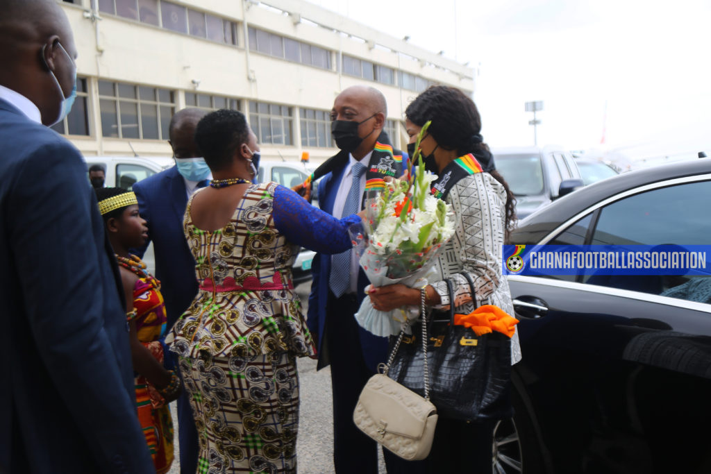 BK7A8173 1024x683 - Ghana FA President Kurt Okraku welcomes CAF President Patrice Motsepe to Ghana to begin 2 day tour