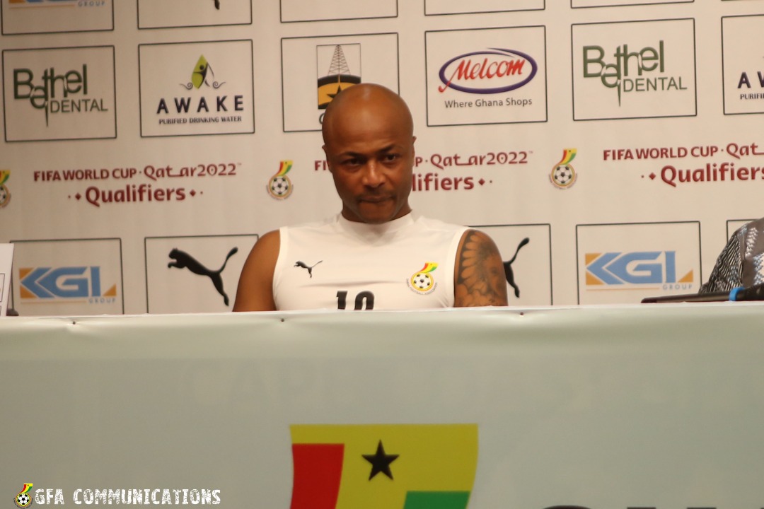 Captain Andre Ayew talks about young players, having Partey and Kudus in the squad and need to win. The full transcript is here: