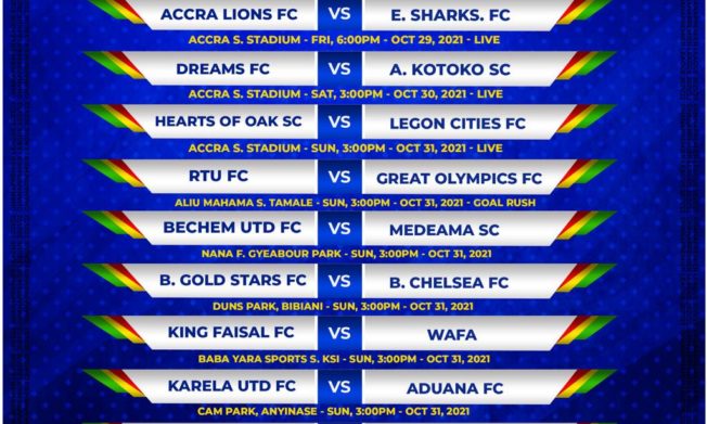 Premier  League kicks off with Friday Night Football : Accra Lions hosts Elmina Sharks in Accra