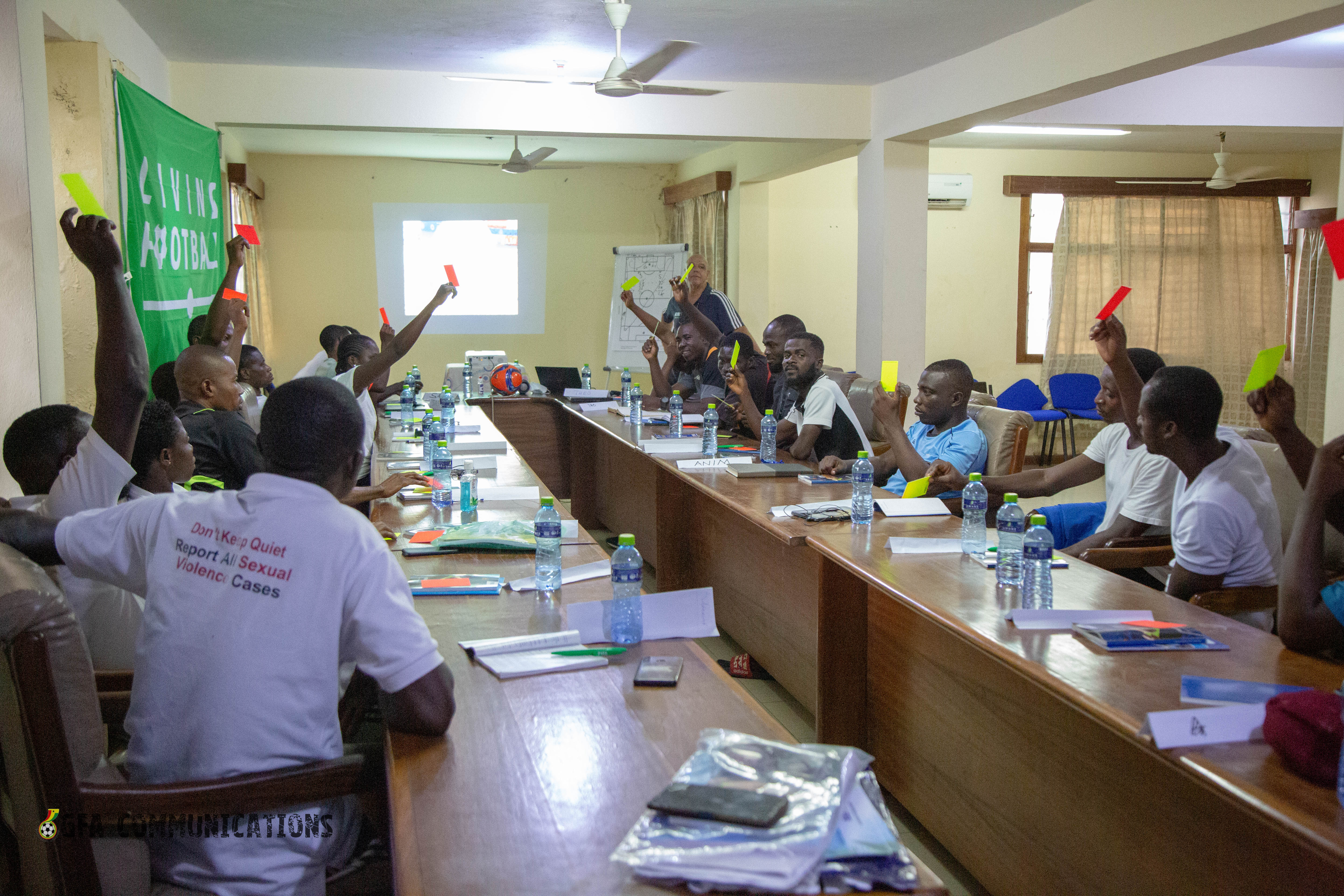 PHOTOS: Beach Soccer training course for Referees and Instructors at Prampram