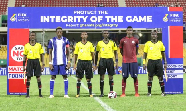 Match Officials for Ghana Premier League Matchweek 8