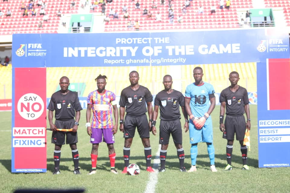Match Officials for Ghana Premier League Matchweek four
