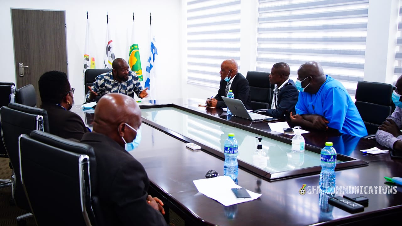 New Executives of Referees Association call on President Simeon-Okraku