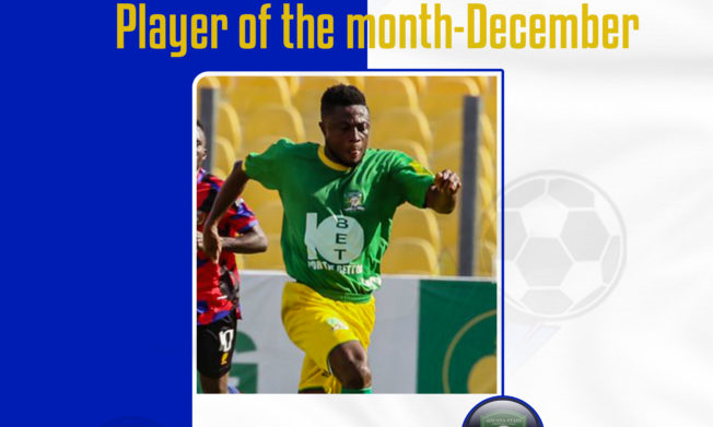Gyamfi wins NASCO Player of the Month - December