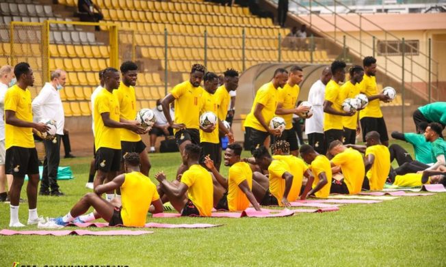 PHOTOS: Ghana train ahead of Group C battle against Gabon