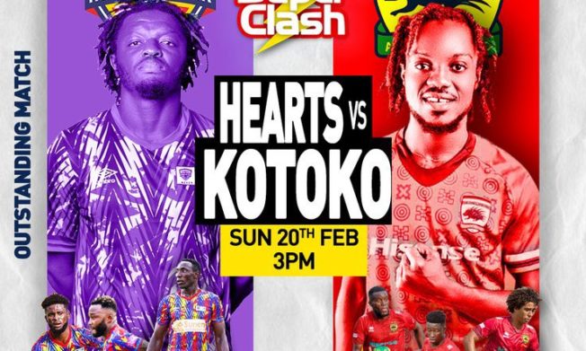 Stadium attendance for Hearts of Oak vs Asante Kotoko increased