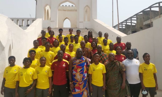 Black Princesses visit Oguaaman Traditional Council ahead of World Cup qualifier