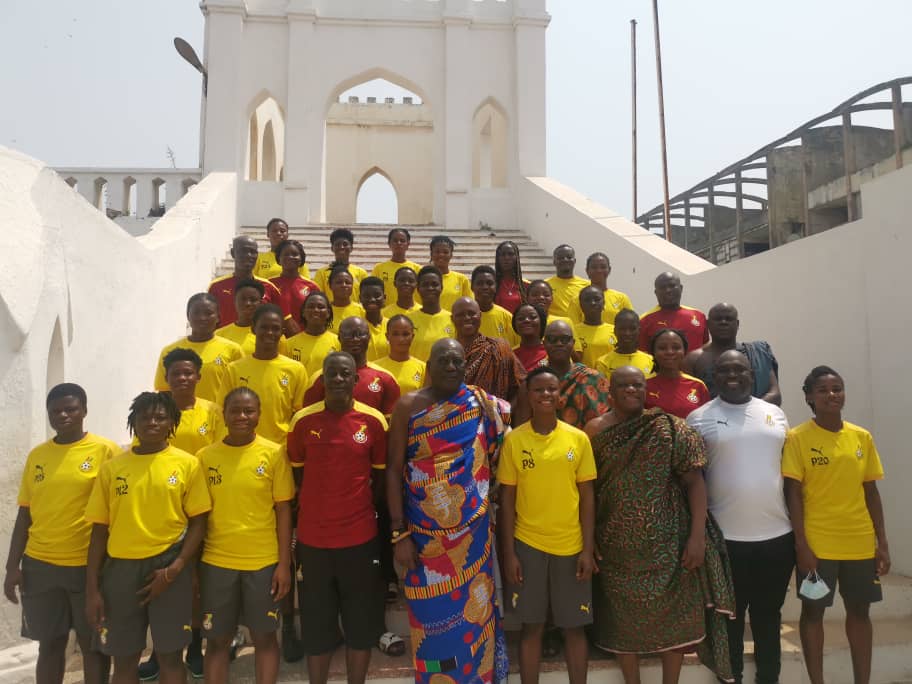 Black Princesses visit Oguaaman Traditional Council ahead of World Cup qualifier