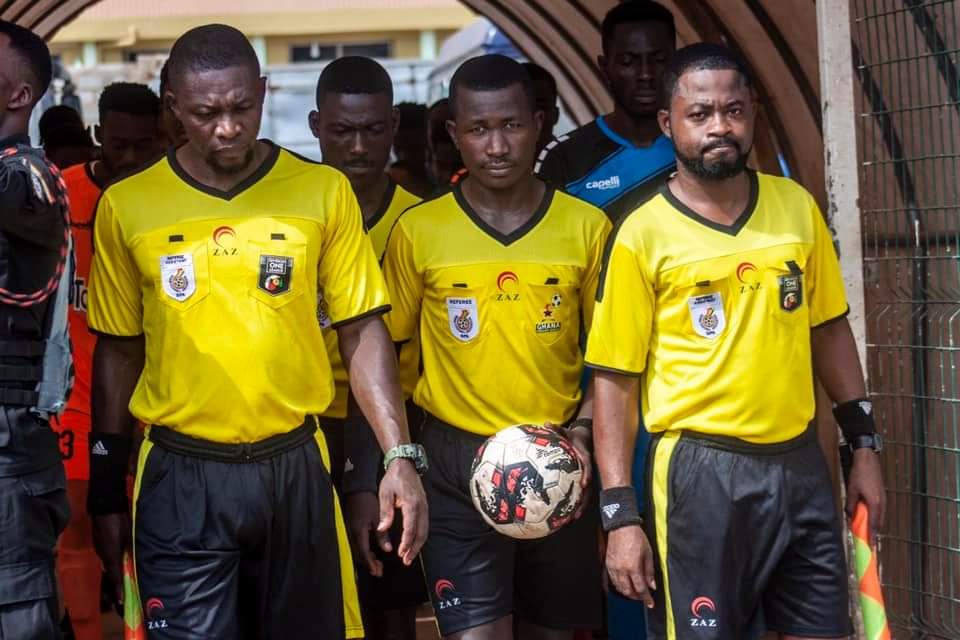 Match Officials for Ghana Premier League Matchweek 21