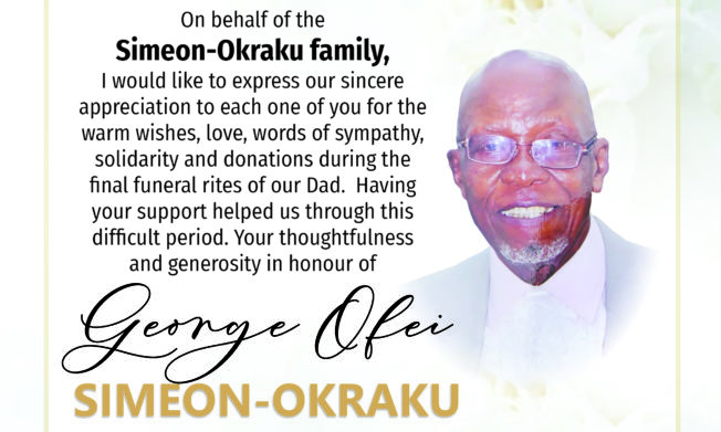 GFA salutes all for unflinching support during funeral of President Simeon-Okraku’s father