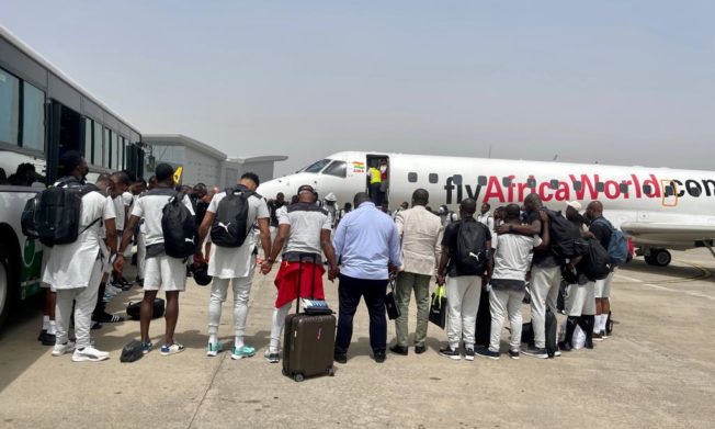 Black Stars arrive in Abuja for face off against Nigeria