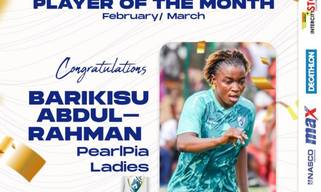 Barikisu Abdul Rahman Named February-March  Player of The Month