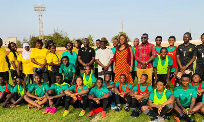 Ghana’s Ambassador to Guinea visits Black Maidens ahead of World Cup qualifier