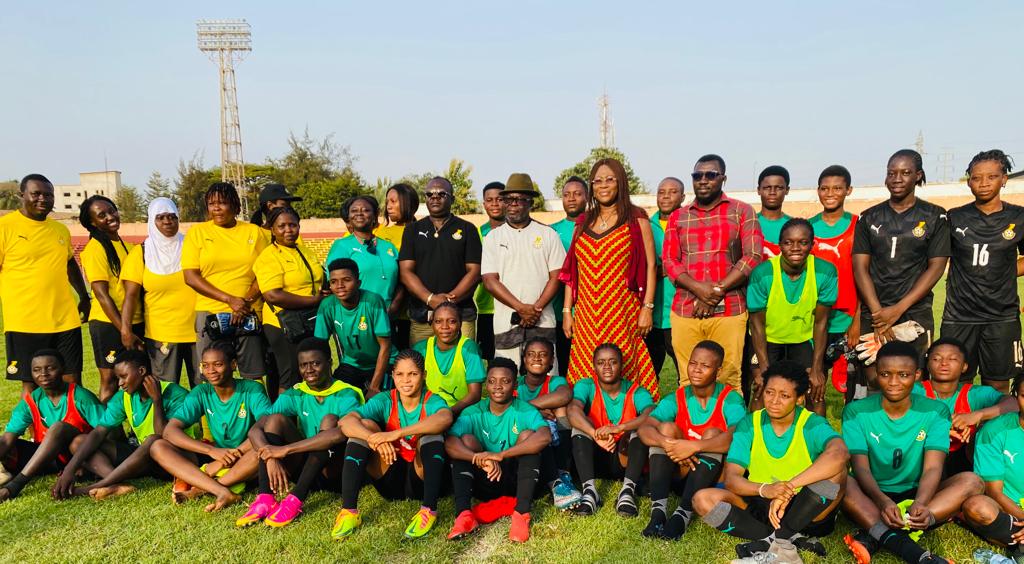 Ghana’s Ambassador to Guinea visits Black Maidens ahead of World Cup qualifier
