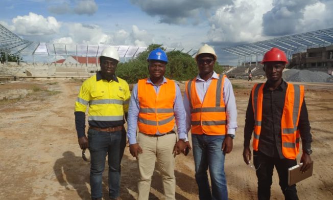 Club Licensing Officer visits New TNA Stadium Construction site