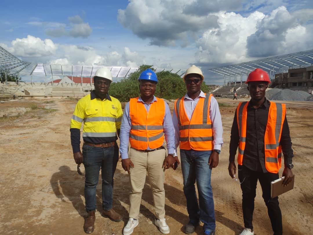 Club Licensing Officer visits New TNA Stadium Construction site