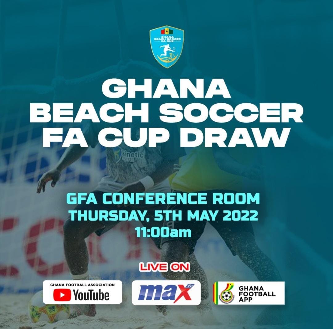 Beach Soccer FA Cup live draw set for Thursday