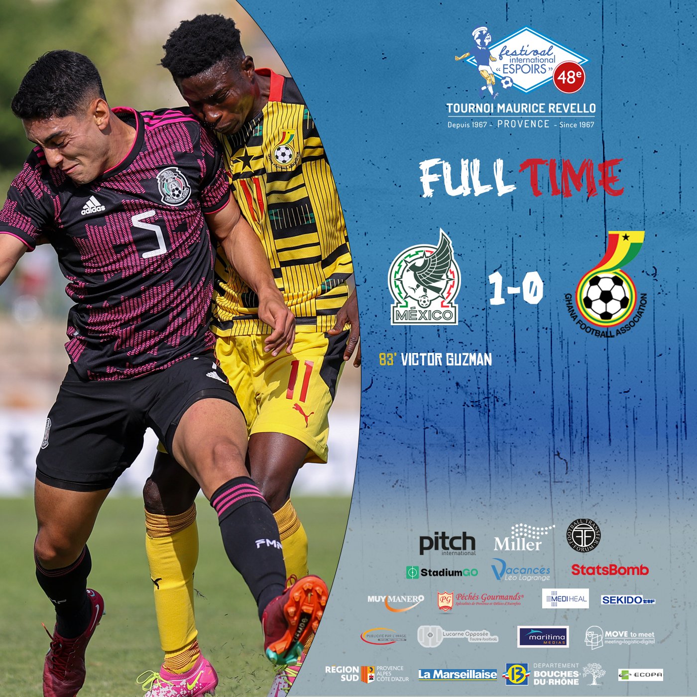 Black Satellites suffer defeat to Mexico in Maurice Revello Tournament opener