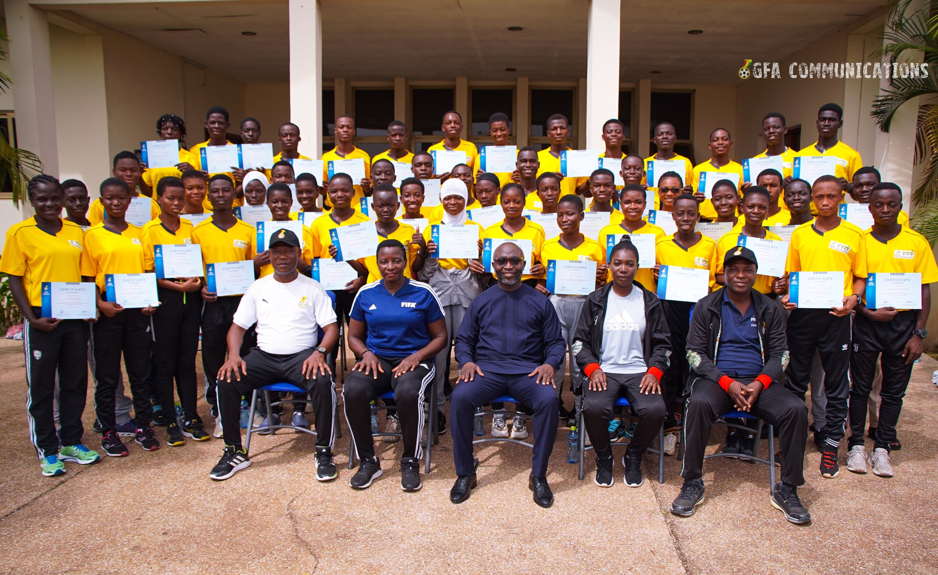Fifty Catch Them Young referees end week-long training at Prampram