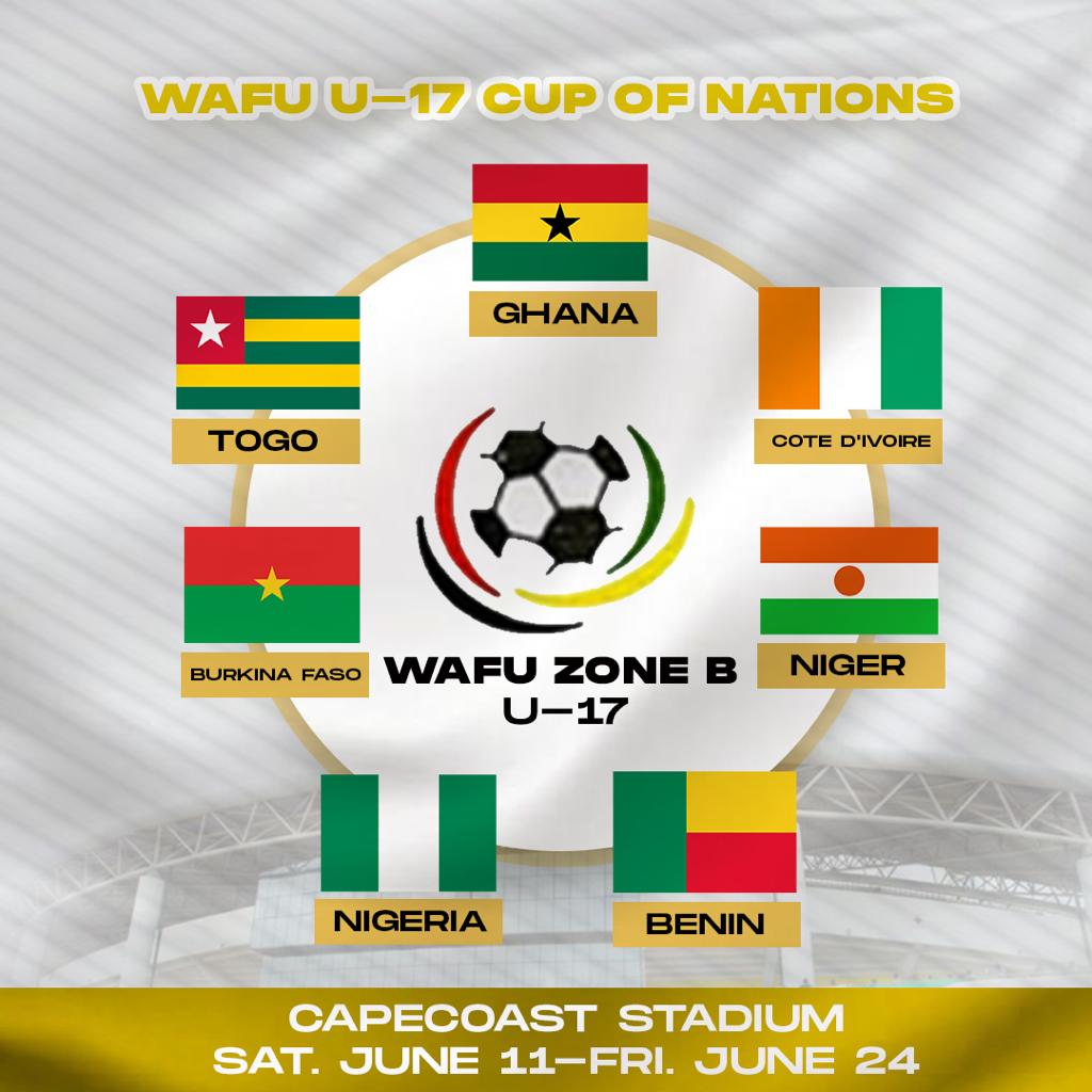Schedule of WAFU U-17 Cup of Nations Cape Coast 2022