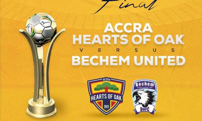 Update: MTN FA Cup Final match between Hearts of Oak SC vs Bechem United FC
