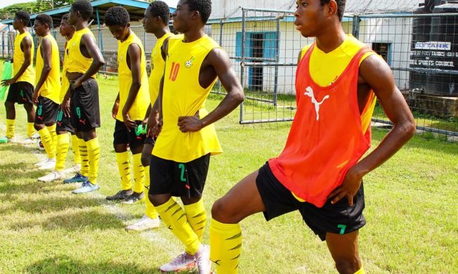 WAFU B U-17 Cup of Nations: Black Starlets hold first training at Robert Mensah Stadium ahead of kick off