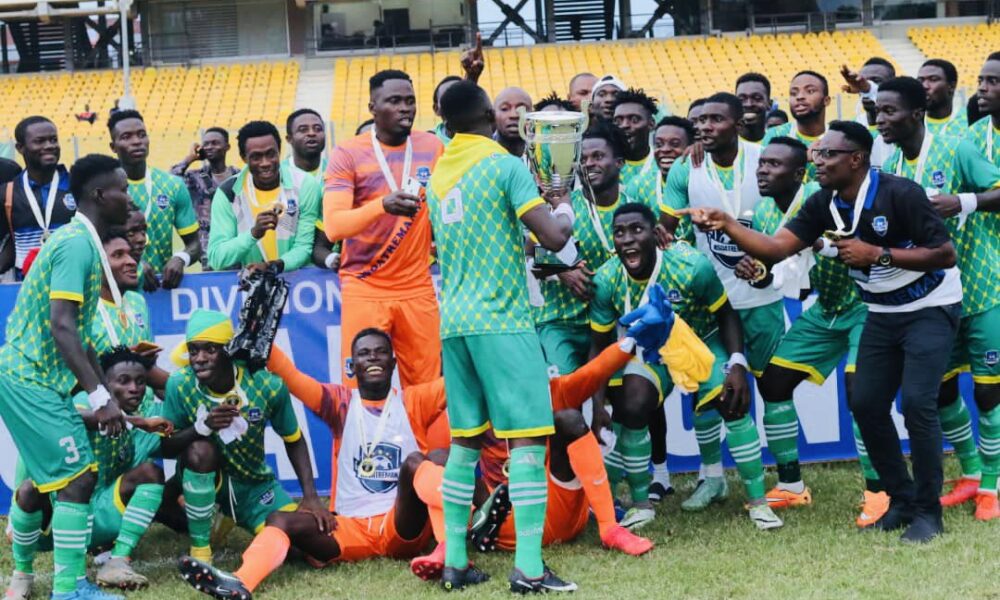 President Simeon-Okraku congratulates Division One clubs on Premier League qualification