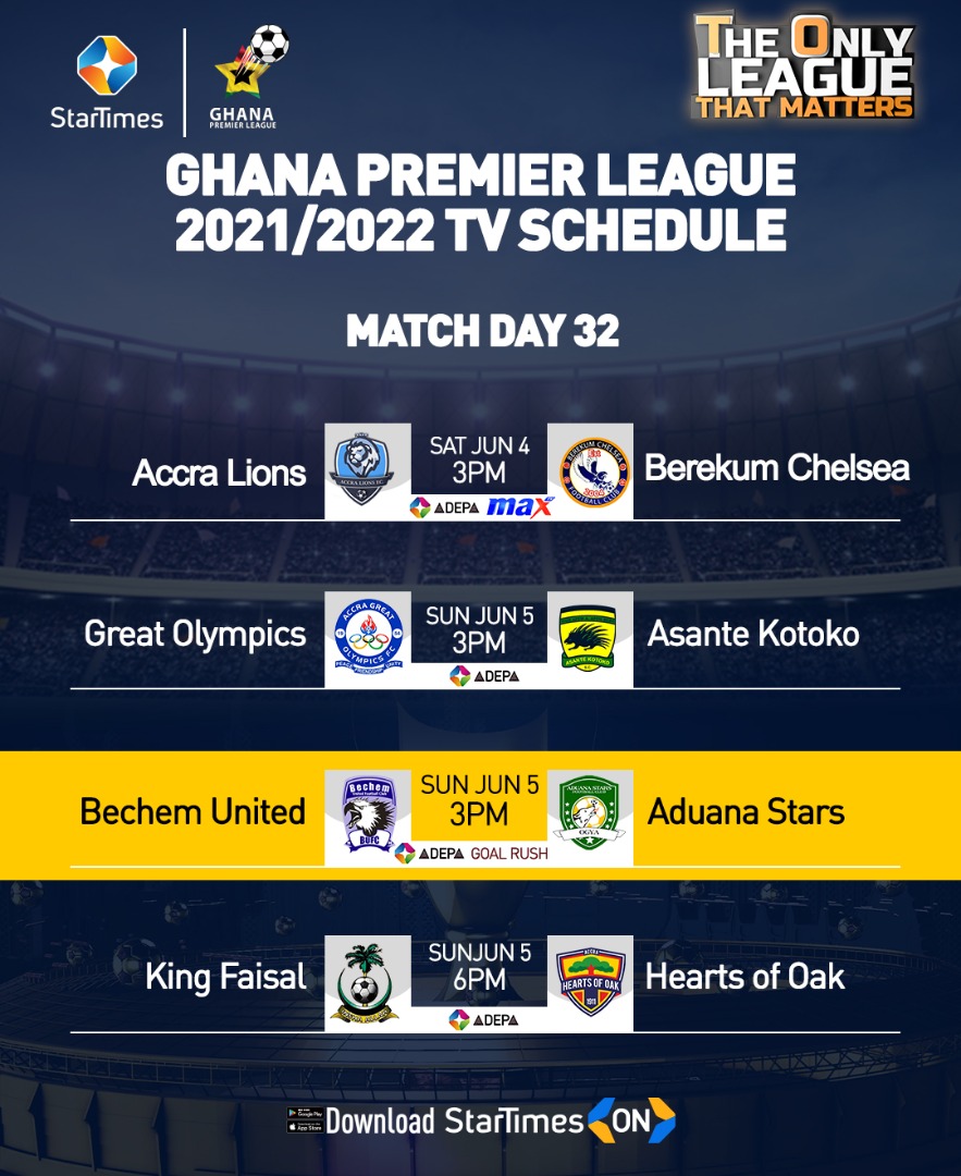 GPL: King Faisal FC vs Accra Hearts of Oak SC to be played on Sunday