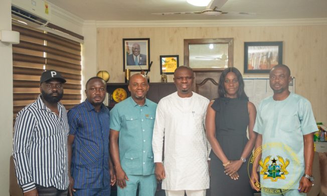 WAFU U-17 LOC call on Youth and Sports Minister Mustapha Ussif