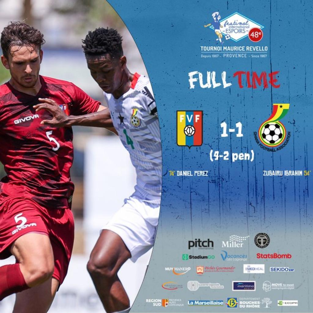 Maurice Revello Tournament: Black Satellites draw 1-1 with Venezuela