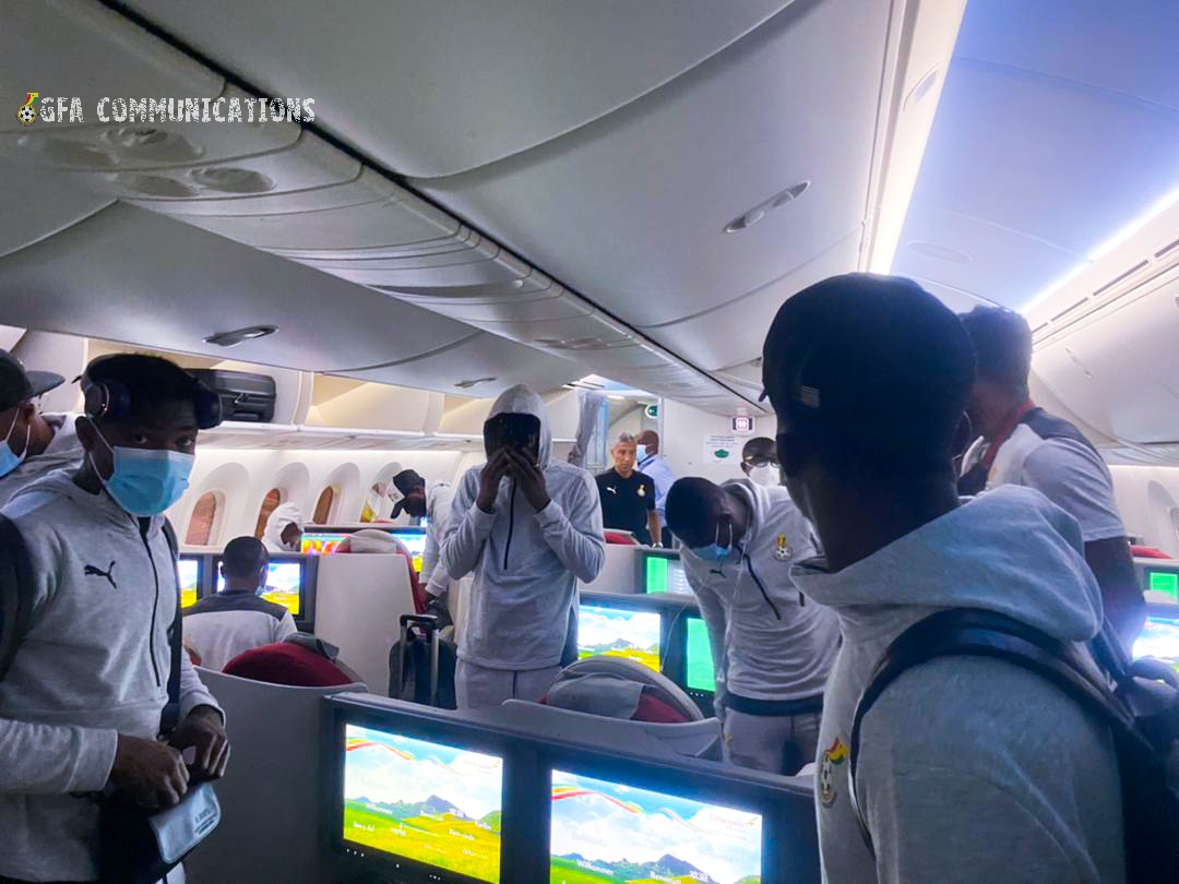 Black Stars arrive in Osaka for Kirin Tournament