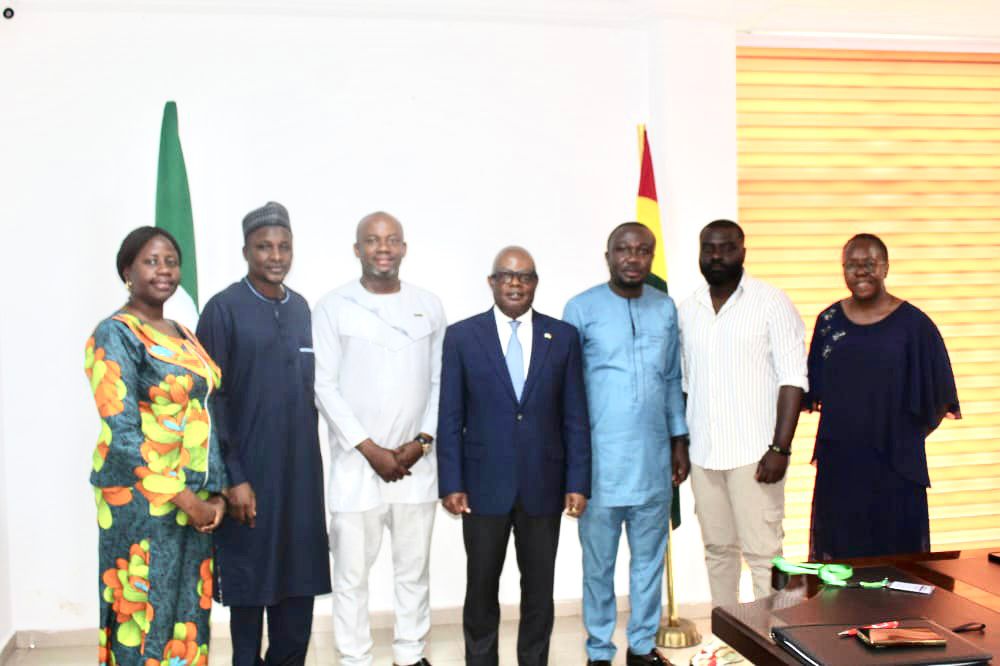 WAFU B U-17 LOC meet Nigerian High Commissioner in Accra