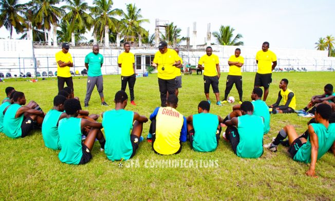 Black Starlets hold recovery training at Robert Mensah stadium after Nigeria defeat