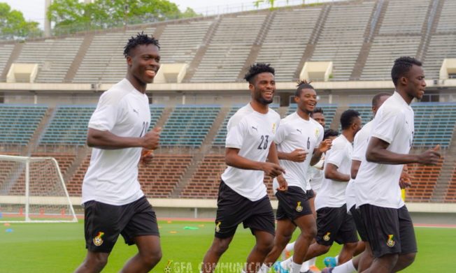 Black Stars hold last training ahead of Kirin Cup Soccer play offs against Chile