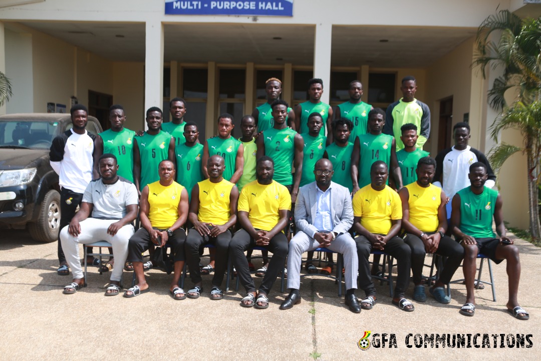 FA Boss visits Black Sharks training base in Prampram ahead of Egypt trip