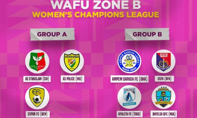Ampem Darkoa Ladies handed tough Group in WAFU-B CAF Women's Champions League qualifiers