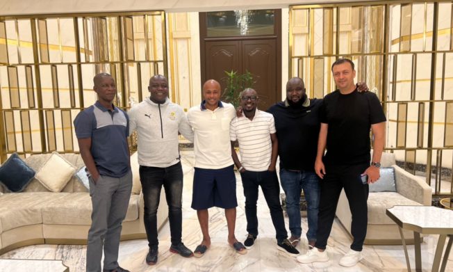 Black Stars captain Andre Ayew hosts Ghana delegation in Doha