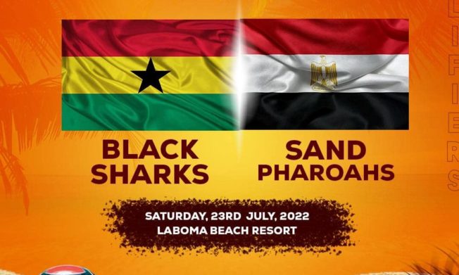 Ghana host Egypt in 1st leg of Beach Soccer AFCON Qualifiers in Accra