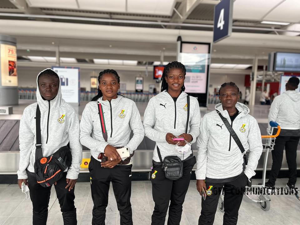 Black Princesses arrive in Paris for International friendly against France on Friday