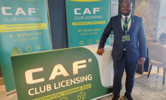 Club Licensing Manager Julius Ben Emunah attends CAF Club Licensing continental seminar in Cairo