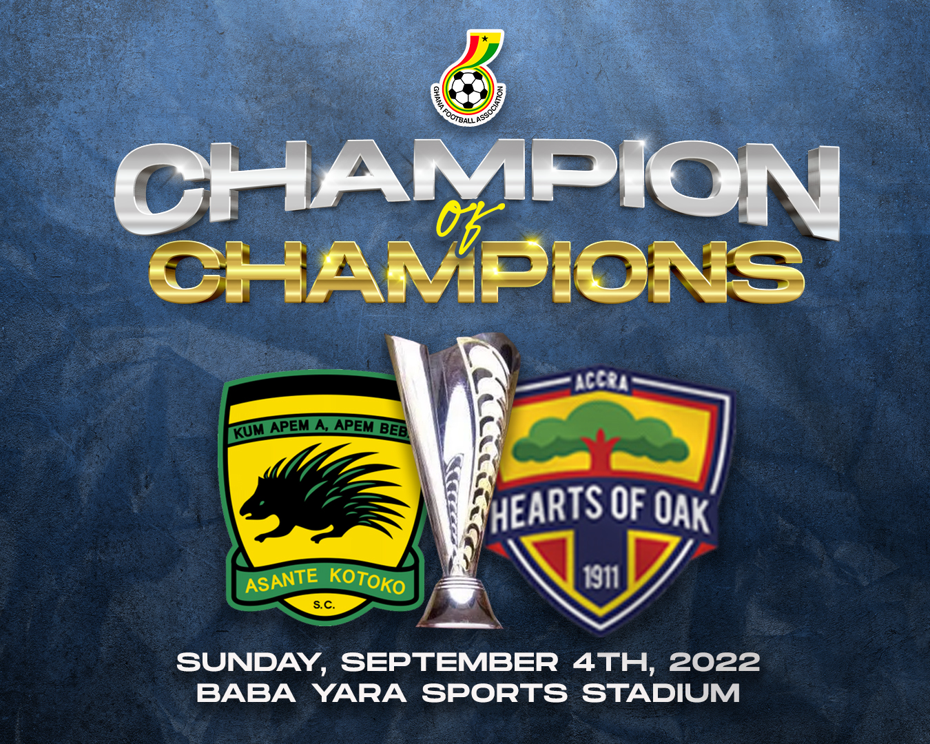 Champions Asante Kotoko battle Hearts of Oak in Super Cup