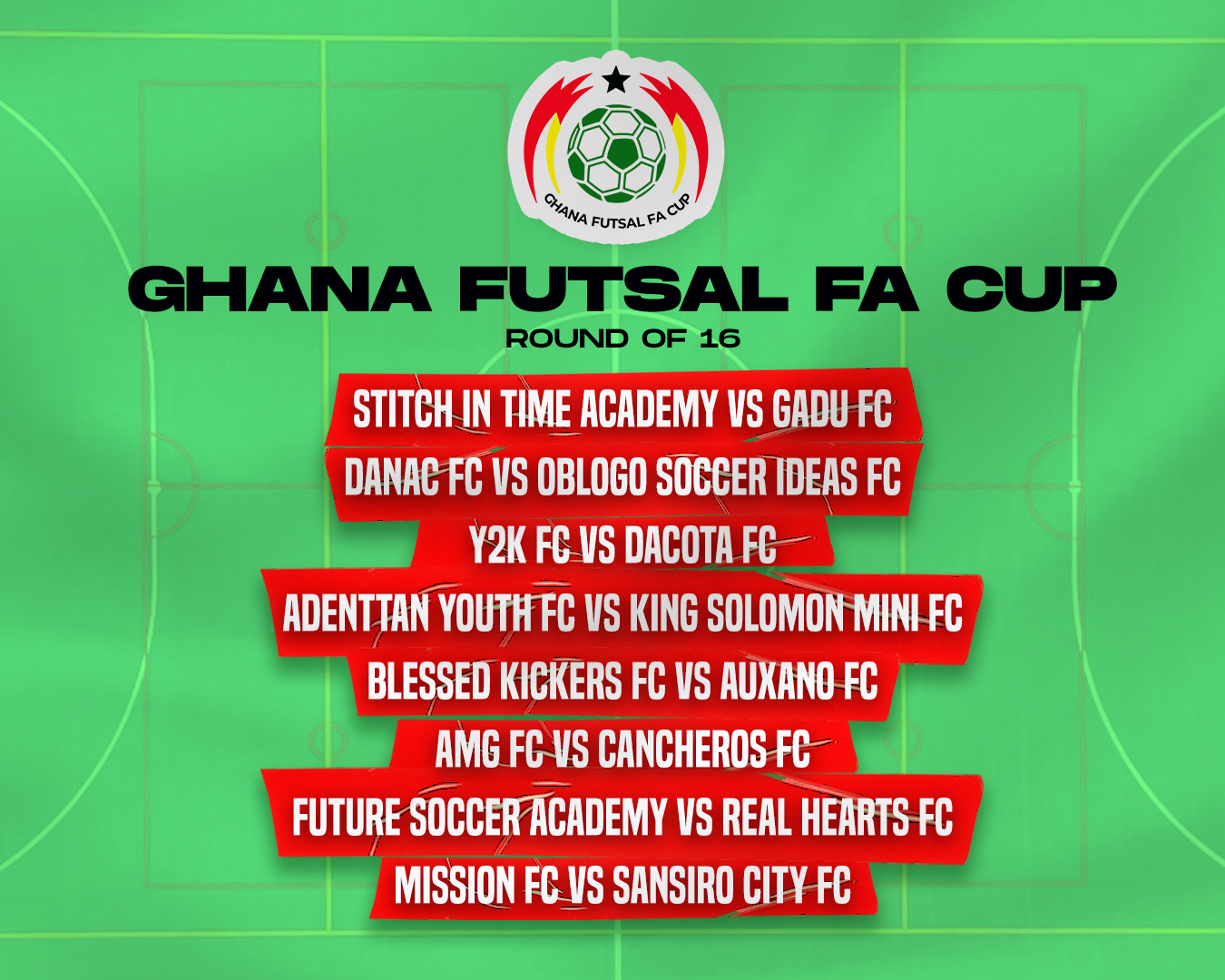 GFA Futsal FA Cup draw held