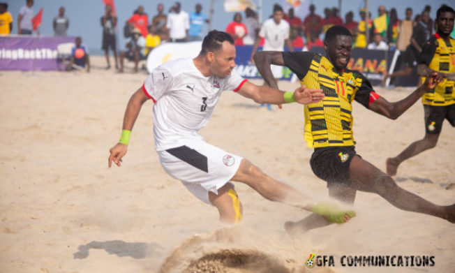 Ghana fall to Egypt in Beach Soccer Cup of Nations qualifier