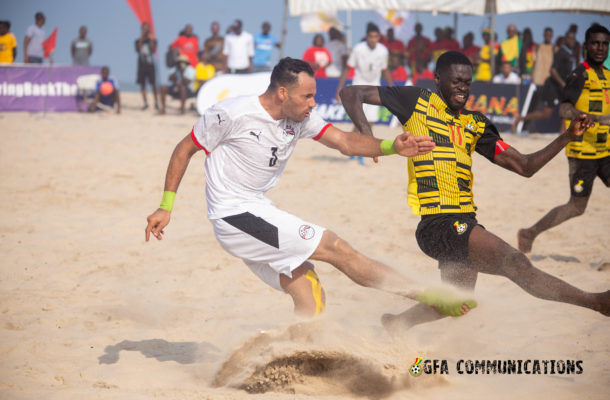 Ghana fall to Egypt in Beach Soccer Cup of Nations qualifier