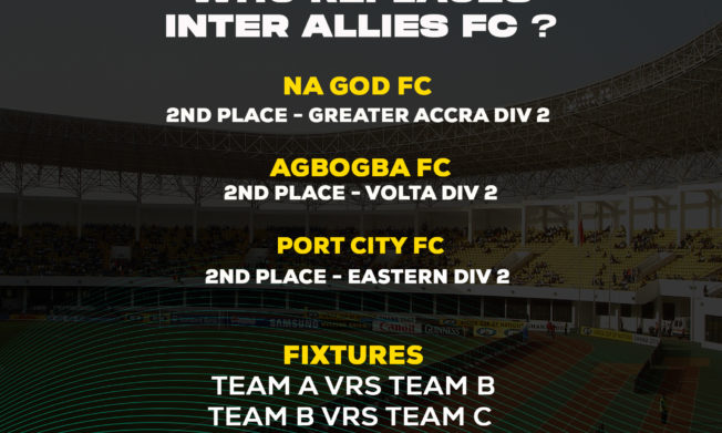 Accra Sports Stadium host playoffs to determine replacement for Inter Allies