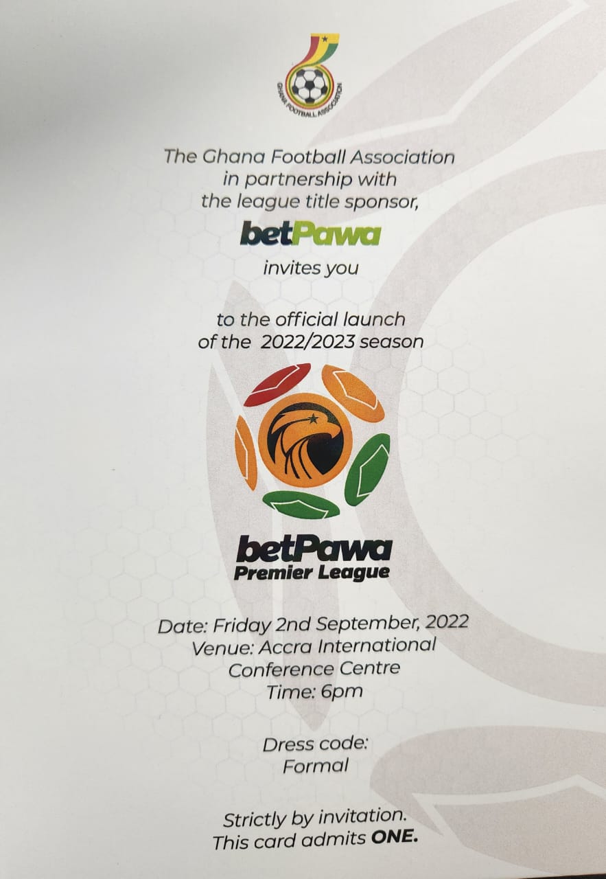 GFA launches betPawa Premier League Friday