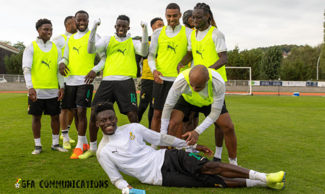 PHOTOS: Richard Ofori, Afena Gyan train with squad Tuesday