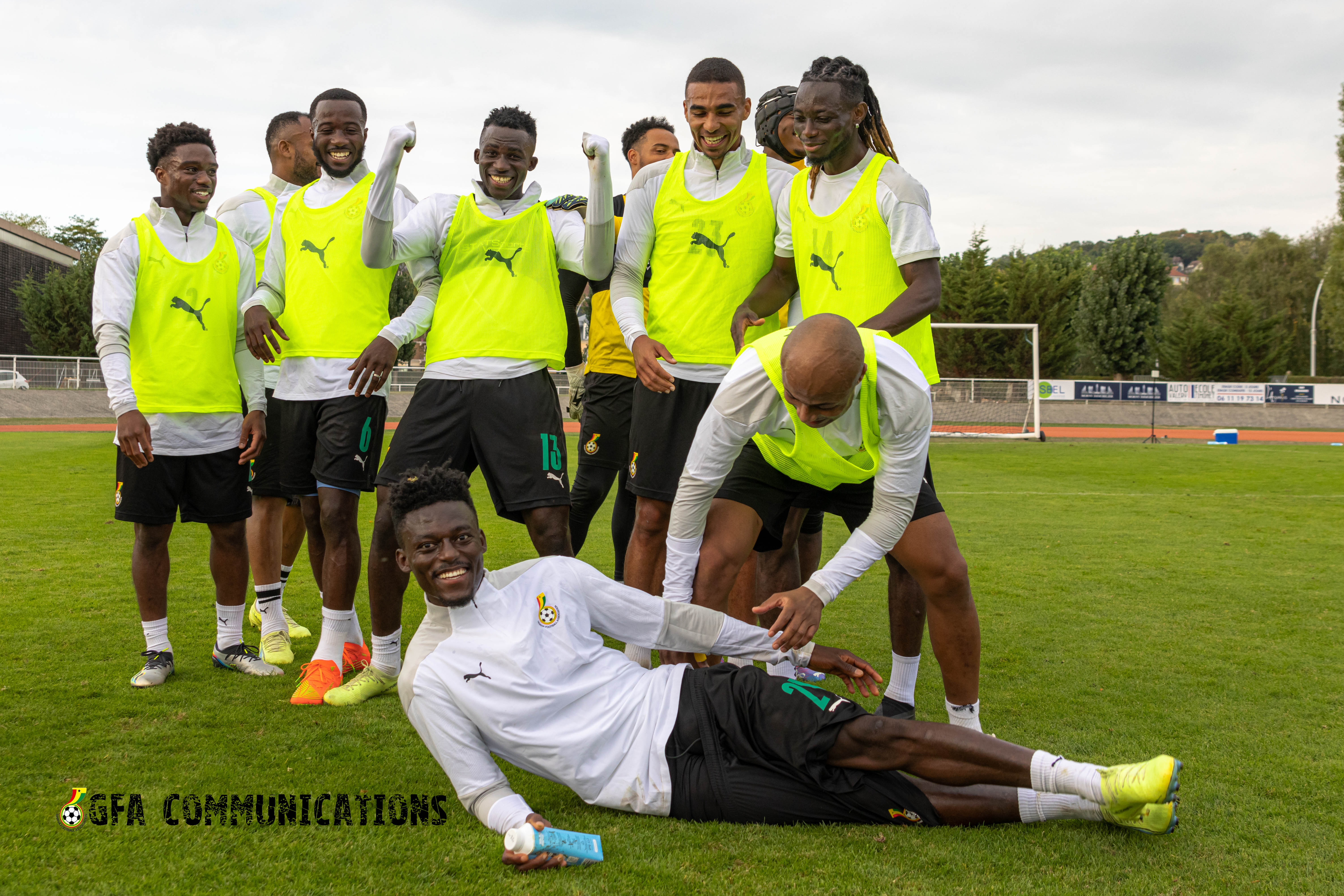 PHOTOS: Richard Ofori, Afena Gyan train with squad Tuesday